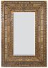 Peruvian Painted Glass Mirror