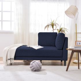 [New+Video]65" Mid-Century Modern Fabric Corner Lounge Chair, Upholstered Indoor Chaise Lounge for Bedroom,Office,Small Living Room & Apartment