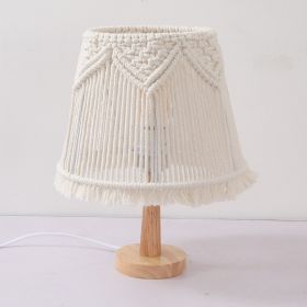 Nordic Style Hand-woven Table Decorative Bedroom Bedside Lamp (Option: Style C-US)